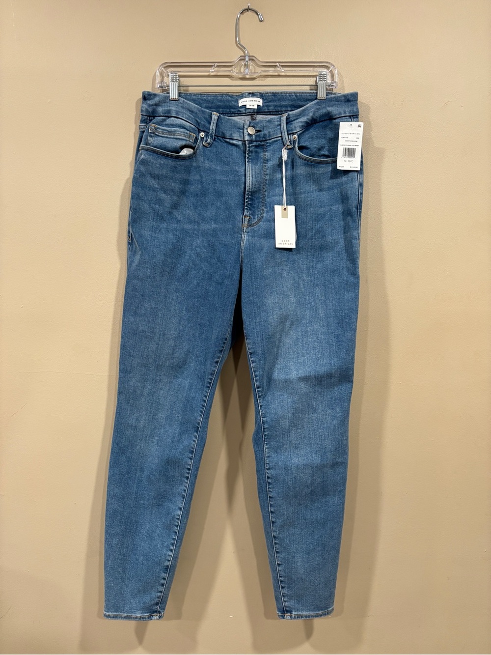 Good American Women's Always Fits Good Legs Skinny Jeans Size 14-18